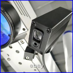 Auto focus 20W Raycus Fiber Laser Metal Marking Machine up and down laser head