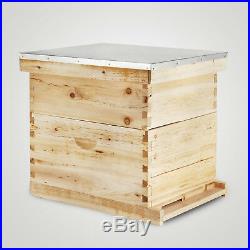 Beehive 20 Frame Complete Box Kit (10 Deep-10 Medium) Langstroth Beekeeping