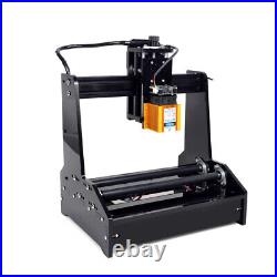 Black Small Cylindrical Laser Engraving Machine+5.5W Laser Fixed Focusing Column