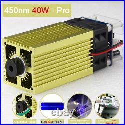 Blue 40With5W Laser Module Head for CNC Engraving Cutter Laser Engraver Machine