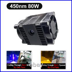 Blue 80With10W Laser Module Head for CNC Engraving Cutter Laser Engraver Machine