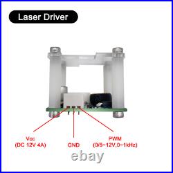 Blue 80With10W Laser Module Head for CNC Engraving Cutter Laser Engraver Machine
