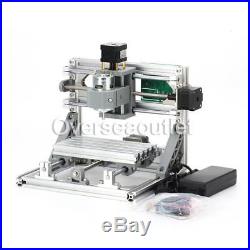 CNC 1610 Mini Mill Engraving Machine Router Kit USB+500mw Laser Engraver