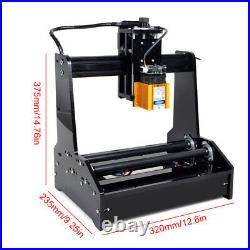 CNC Cylindrical Desktop Engraver Mini Engraving Machine 5.5W LASER MODULE GRBL