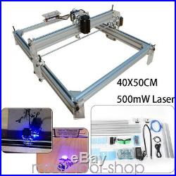 CNC ROUTER Mini Laser Engraver DIY Wood Milling Carving Machine 500mW 40X50CM