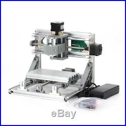 CNC Router GRBL Mini Engraving Machine+500mw Laser Engraver with10 Milling Cutter