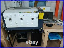 CO2 Laser Cutter Engraver Machine 60W collection only full working 40x60