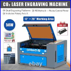CO2 Laser Engraver 50W 20x12 Inch/50x30cm Engraver Cutter plus Rotary Axis A