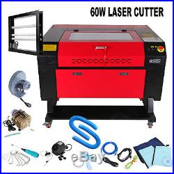 CO2 Laser Engraver 60W Laser Engraving Machine 28x20in USB with CNC Rotary Device