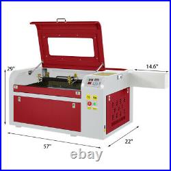 CO2 Laser Engraver Cutter Engraving Cutting Machine Woodworking Crafts USB 60W