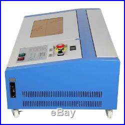 CO2 Laser Engraving Cutting Machine 12x18in USB Movable Wheel 40W