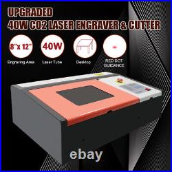 CO2 Laser Engraving Cutting Machine F Office Engraving Supplies With812In Workbed