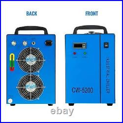 CW-5200 Industrial Water Chiller for 60-150W CO2 Laser Engraving Cutting Machine