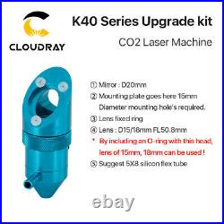 Cloudray K Series Upgrade Kit for Acrylic Wood 40W CO2 Laser Engraver Machine