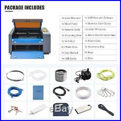 Co2 Laser Engraver 60W 24x16 Cutting Engraving Marking Machine For Woodworking