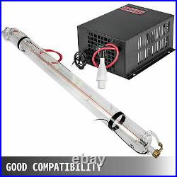 Co2 Laser Tube + Laser Power Supply 80W for Laser Engraving cutting machine