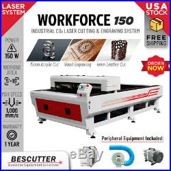 Complete Co2laser Cutting&engraving System Workforce 150w 5x10 Free Shipping