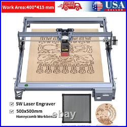 Creality 5W Laser Engraver, 72w Laser Cutter & 500500mm Honeycomb Workbench