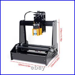Cylindrical Laser Engraving Machine &15W Laser Module Metal Engraver DIY Printer