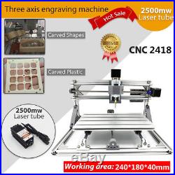 DIY 3334cm 2500MW Mini Laser Engraving Cutting Engraver Cutter Printer Machine
