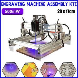 DIY CNC Laser Engraving Cutting Machine Engraver Printer Desktop Cutter