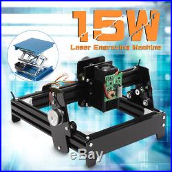 DIY Laser Engraving Machine 15W Image Printer Metal Steel Iron Stone Engraver