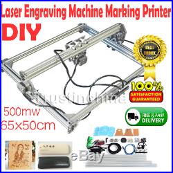 DIY Laser Engraving Machine Logo Marking Printer Engraver Kit 500mw 65x50cm FAST
