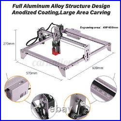 DIY Mini Adjustable Laser Engraving Cutting Machine Desktop Gift Printer Metal