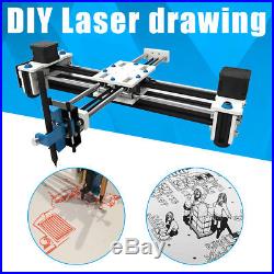 DIY XY 2 Axis CNC Laser Drawing Engraving Machine Printer Pen Plotter
