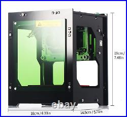 Desktop 1000mW Mini Laser Engraving Marking Machine Wood Engraver+Safety Window