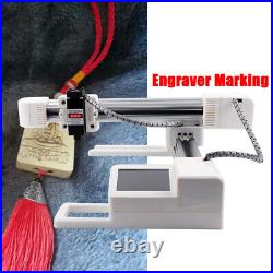 Desktop Engraver Engraving Machine DIY Logo Mark Printer Wood/Leather Carving