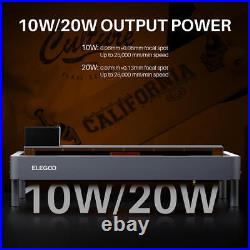 ELEGOO PHECDA 10W CNC Laser Engraver & Cutter 400x400mm Engraving Space Package1