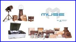 FS Muse 45 Watt Laser Cutter and Engraver + Industrial Chiller and Exhaust Fan