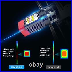 FUMORCLU 50W Laser Engraving Cutting Machine DIY Engraver 410x410mm Laser Cutter