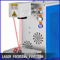 Fiber Laser Marking Machine 20W Laser Focus Engraver 110X110mm Red Lignt Focus