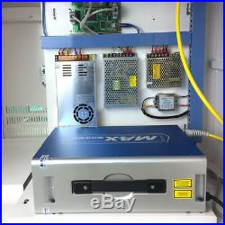 Fiber Laser Marking Machine 30W 200x200mm Metal Engraving With Rotary axis