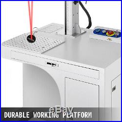 Fiber Laser Marking Machine 30W Cabinet Type Marker Metal&Non-Metal Engraver