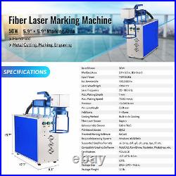 Fm118118-50h 50w Handheld Fiber Laser Marker Machine 5.9x5.9 With Rotary Axis A
