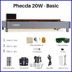 GOOD USED? ELEGOO PHECDA 20W CNC Laser Engraver & Cutter 400x400mm (Basic)