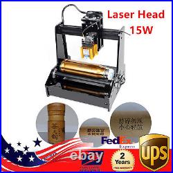 GRBL Cylindrical Laser Engraving Machine Desktop Cans Bottle Carving Engraver US