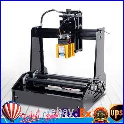 GRBL MINI Cylindrical Laser Engraving Machine Desktop DIY USB Printing Engraver