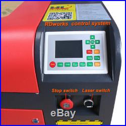 HL RECI W6 130W CO2 Laser Cutter/Engraver Machine CW5200 Chiller RD Controller