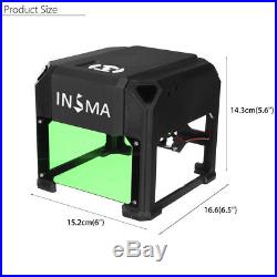 INSMA 1500mW USB Laser Engraver Printer Carver DIY Logo Engraving Cutter Machine