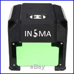 INSMA 1500mW USB Laser Engraver Printer Carver DIY Logo Engraving Cutter Machine