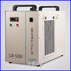 Industrial Water Chiller cool single 80W 100W CO2 Laser Tube CW-5000DG 110V 60HZ