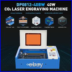 K40 12x8 Laser Engraver Machine LCD Panel Pump U Axis Compatible Laser Engraving