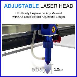 K40 Professional 40W CO2 Laser Engraver 8x12 Laser Engraving Machine WoodGlass