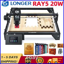 LONGER RAY5 20W Laser Engraver DIY Engraving Cutting Machine Engraver Printer US