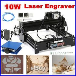 Laser Engraver 10W 20x14cm USB Desktop Stone Wood CNC Marking Engraving Machine