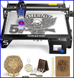 Laser Engraver SMERNIT S2, 40W High Accuracy Laser Engraving Machine with LED To